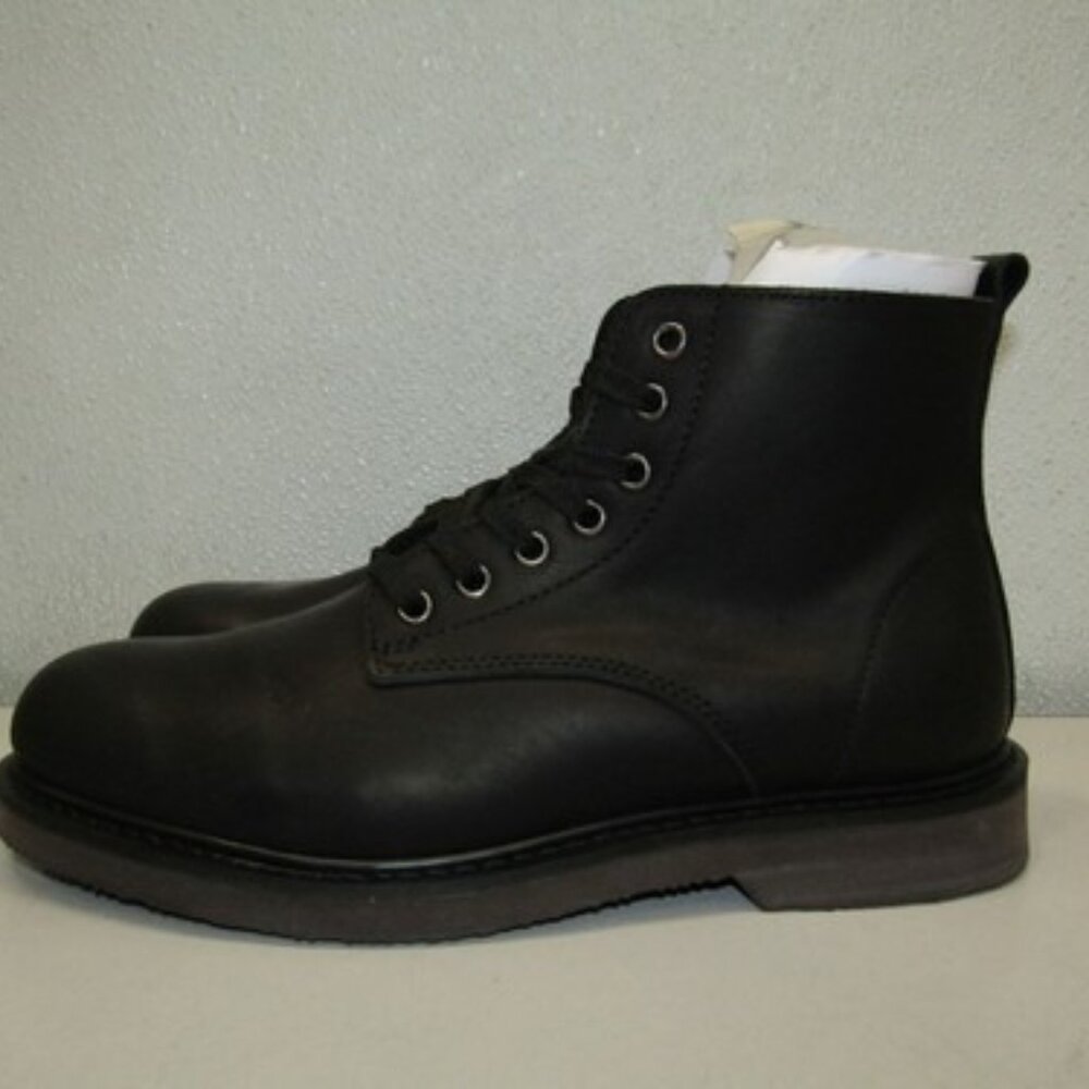 Golden Fox Boondocker Pro 6" Service Boots – Black Oil Full Grain Men’s Size 8.5